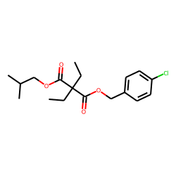 Diethylmalonic acid, 4-chlorobenzyl isobutyl ester