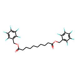 Sebacic acid, dipentafluorobenzyl ester