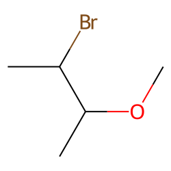 Butane, 2-bromo-3-methoxy, erythro
