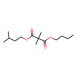 Dimethylmalonic acid, butyl 3-methylbutyl ester