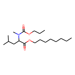 l-Leucine, N-methyl-n-propoxycarbonyl-, octyl ester