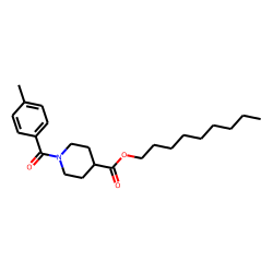 Isonipecotic acid, N-(4-methylbenzoyl)-, nonyl ester
