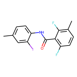 2,6-Difluoro-3-methylbenzamide, N-(2-iodo-4-methylphenyl)-