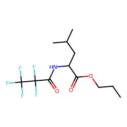 L-Leucine, N-pentafluoropropionyl-, propyl ester