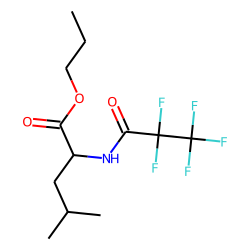 l-Leucine, n-pentafluoropropionyl-, propyl ester