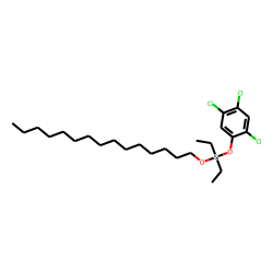 Silane, diethylpentadecyloxy(2,4,5-trichlorophenoxy)-