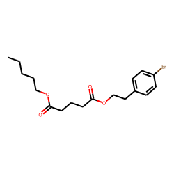 Glutaric acid, 2-(4-bromophenyl)ethyl pentyl ester