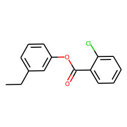 2-Chlorobenzoic acid, 3-ethylphenyl ester
