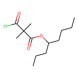 Dimethylmalonic acid, monochloride, 4-octyl ester