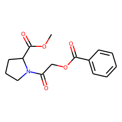 methyl 1-[2-(benzoyloxy)acetyl]pyrrolidine-2-carboxylate