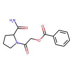[2-(2-carbamoylpyrrolidin-1-yl)-2-oxoethyl] benzoate