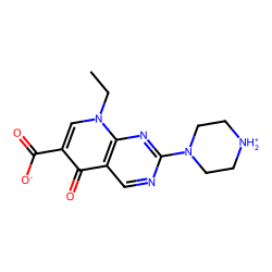 8-ethyl-5,8-dihydro-5-oxo-2-(1-piperazinyl)pyrido[2,3-d]pyrimidine-6-carboxylic acid