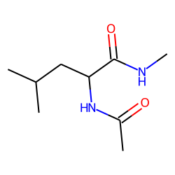 N-acetyl-N'-methyl-DL-leucinamide