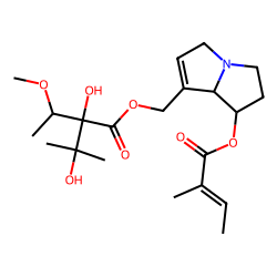 [7-(2-methylbut-2-enoyloxy)-5,6,7,8-tetrahydro-3H-pyrrolizin-1-yl]methyl 2,3-dihydroxy-2-(1-methoxyethyl)-3-methylbutanoate