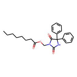 3-Octanoyloxymethylphenytoin