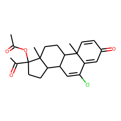 (17-acetyl-6-chloro-10,13-dimethyl-3-oxo-9,11,12,14,15,16-hexahydro-8H-cyclopenta[a]phenanthren-17-yl) acetate