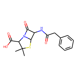 3,3-dimethyl-7-oxo-6-[(2-phenylacetyl)amino]-4-thia-1-azabicyclo[3.2.0]heptane-2-carboxylic acid