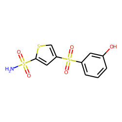 4-(3-hydroxyphenyl)sulfonylthiophene-2-sulfonamide