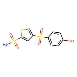 4-(4-hydroxyphenyl)sulfonylthiophene-2-sulfonamide