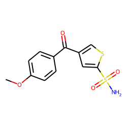 4-(4-methoxybenzoyl)thiophene-2-sulfonamide