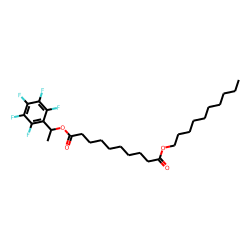 Sebacic acid, decyl 1-(pentafluorophenyl)ethyl ester