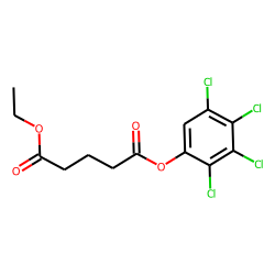 Glutaric acid, ethyl 2,3,4,5-tetrachlorophenyl ester