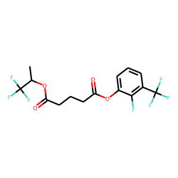 Glutaric acid, 1,1,1-trifluoroprop-2-yl 2-fluoro-3-trifluoromethylphenyl ester