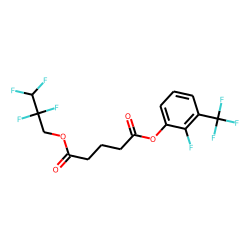 Glutaric acid, 2,2,3,3-tetrafluoropropyl 2-fluoro-3-trifluoromethylphenyl ester