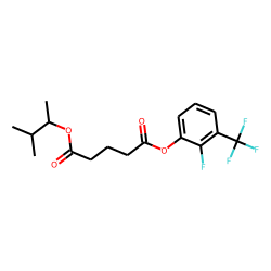 Glutaric acid, 3-methylbut-2-yl 2-fluoro-3-trifluoromethylphenyl ester