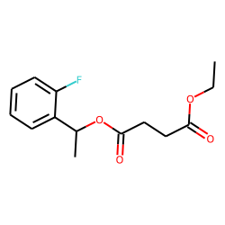 Succinic acid, ethyl 1-(2-fluorophenyl)ethyl ester