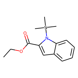 1H-Indole-2-carboxylic acid, 1-(trimethylsilyl)-, ethyl ester
