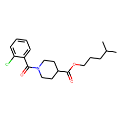 Isonipecotic acid, N-(2-chlorobenzoyl)-, isohexyl ester