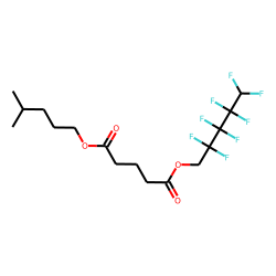 Glutaric acid, isohexyl 2,2,3,3,4,4,5,5-octafluoropentyl ester