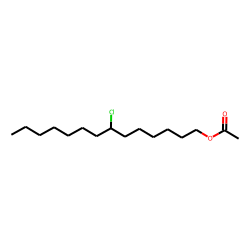 1-Tetradecanol, 7-chloro, acetate