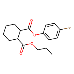 1,2-Cyclohexanedicarboxylic acid, 4-bromophenyl propyl ester