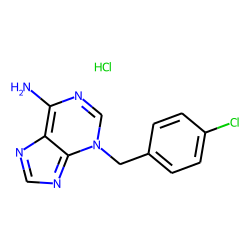Adenine, 3-(p-chlorobenzyl) hydrochloride