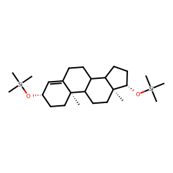 4-Androsten-3-.beta.,17-.beta.-diol, TMS