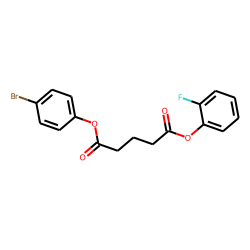 Glutaric acid, 2-fluorophenyl 4-bromophenyl ester