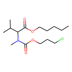 DL-Valine, N-methyl-N-(3-chloropropoxycarbonyl)-, pentyl ester