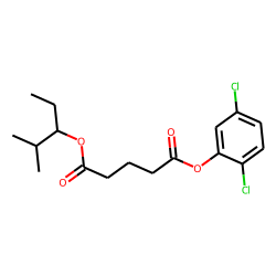 Glutaric acid, 2-methylpent-3-yl 2,5-dichlorophenyl ester