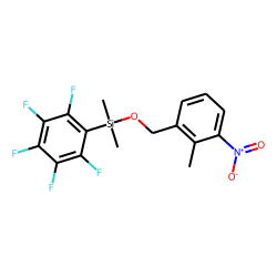 (2-Methyl-3-nitrophenyl)methanol, dimethylpentafluorophenylsilyl ether