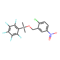 (2-Chloro-5-nitrophenyl)methanol, dimethylpentafluorophenylsilyl ether