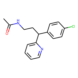 Chlorpheniramine M (bis-nor), acetylated