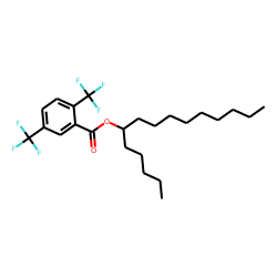2,5-Di(trifluoromethyl)benzoic acid, 6-pentadecyl ester