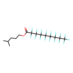 Heptadecafluorononanoic acid, isohexyl ester
