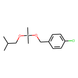 Silane, dimethyl(4-chlorobenzyloxy)isobutoxy-