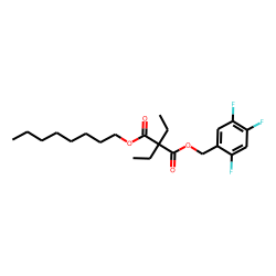 Diethylmalonic acid, octyl 2,4,5-trifluorobenzyl ester