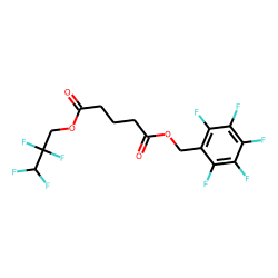 Glutaric acid, 2,2,3,3-tetrafluoropropyl pentafluorobenzyl ester