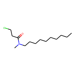 Propanamide, N-decyl-N-methyl-3-chloro-