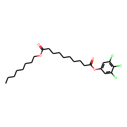 Sebacic acid, octyl 3,4,5-trichlorophenyl ester